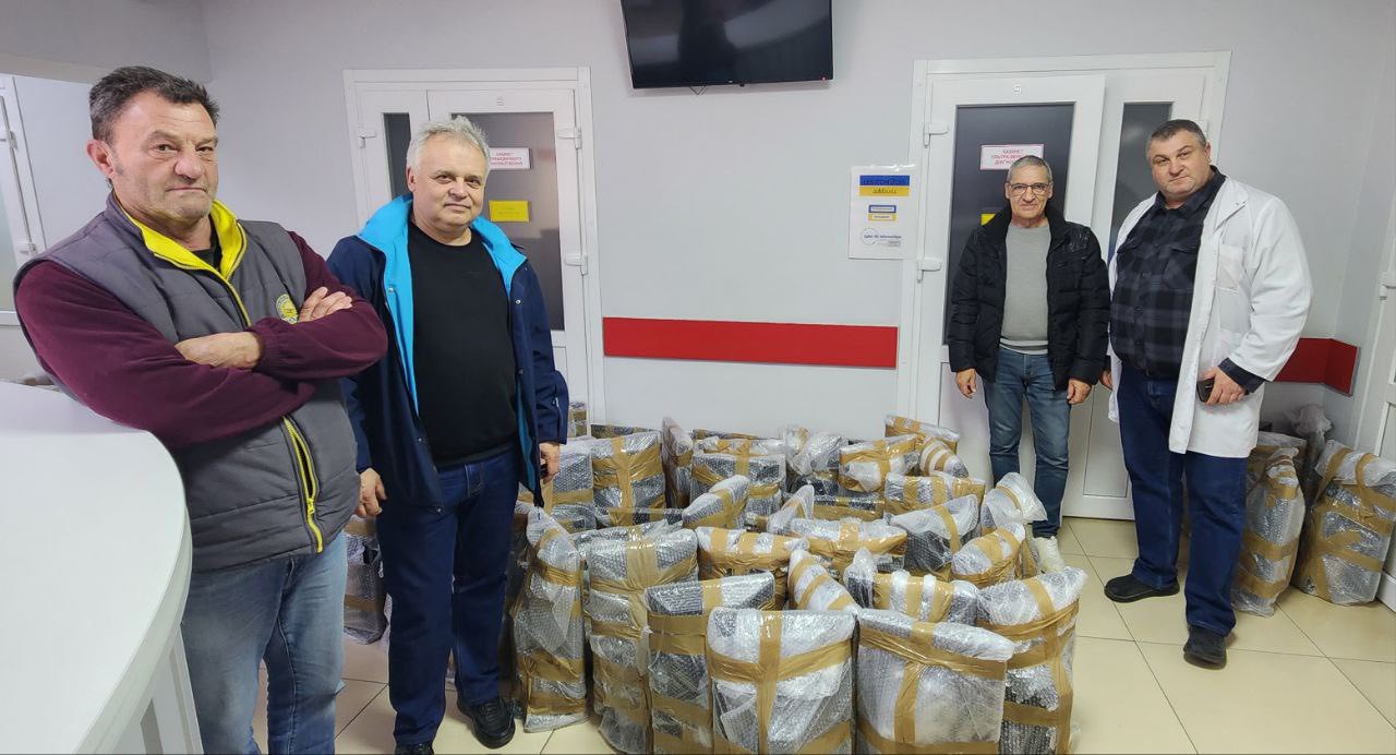 90 ordinateurs pour l’hopital de Liubashivka