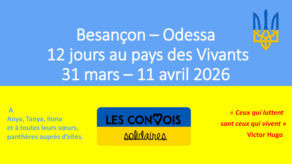 Convois de Mars 2026 – Odessa
